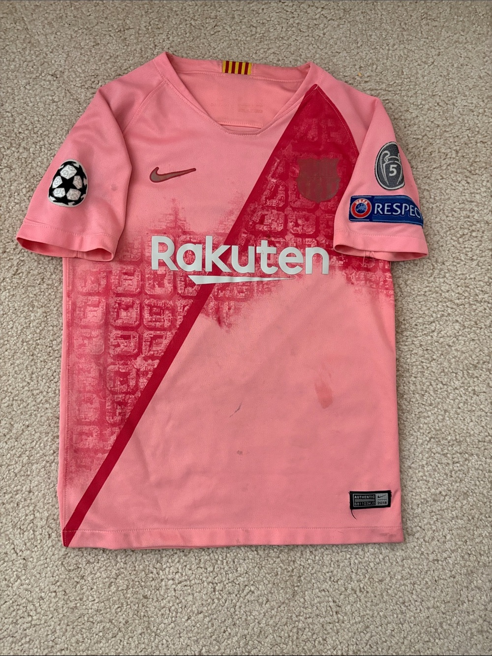 FC Barcelona Kids Pink Jersey #7 Coutinho
